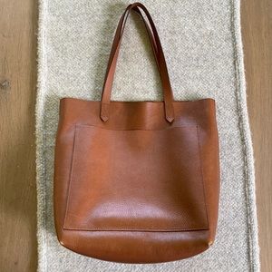 Madewell The Medium Transport Tote English Saddle Brown NWOT